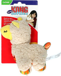 KONG Softies Buzzy Llama Catnip-Spielzeug aus Plüsch für Katzen und Kitten – Bild 1 von 4