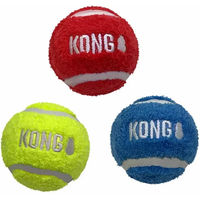 Produktbild von Kong Softies Hundeball Sport aus Fleece bunt 3er Pack