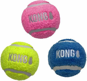 Produktbild von Kong Softies Hundeball Sport aus Plüsch bunt Größe M