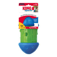 Produktbild von KONG Spin It Hundespielzeug aus Kunststoff in Bunt Größe L
