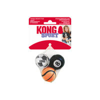 Produktbild von KONG Sport Balls Hund Spielzeug XS Mini Bunt Gummi 3er Pack