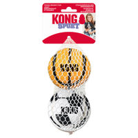 Produktbild von KONG Sport Balls Hundespielzeug aus Gummi Größe L 2er-Pack Bunt