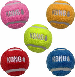 Produktbild von Kong Sport Softies Hundeball aus Fleece in Bunt Größe M für erwachsene Hunde