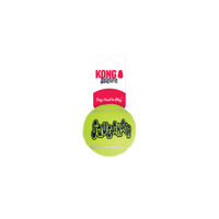 Produktbild von KONG SqueakAir Ball Hundespielzeug für mittelgroße Hunde in Gelb und Grün - 1 Stk.