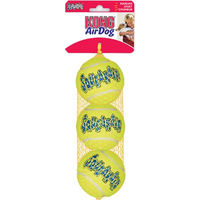 Produktbild von KONG SqueakAir Balls Hundespielzeug Mini Gelb Größe S 3er Pack