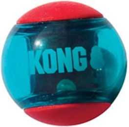 KONG Squeezz Action Ball Hundespielzeug Rot Größe S für kleine Hunde - 1 Stk. – Bild 1 von 11