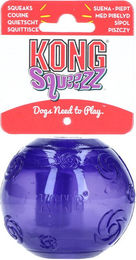 KONG Squeezz Ball Hundespielzeug aus Gummi Größe L Extra robust mit Quietschfunktion – Bild 1 von 8