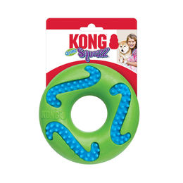 Produktbild von Kong Squeezz Goomz Ring Hundespielzeug Grün XL