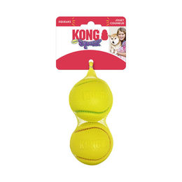 Produktbild von KONG Squeezz Tennis Ball für Hunde Gelb Größe M 2er Pack