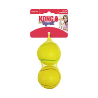 Produktbild von KONG Squeezz Tennis Ball für Hunde Gelb Größe M 2er Pack