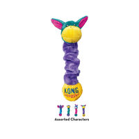 Produktbild von KONG Squiggles Dehnbares Quietschendes Plüschspielzeug für mittelgroße Hunde Größe M - 1 Stk.