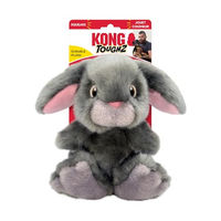 Produktbild von Kong Toughz Plüschspielzeug für Hunde in Grau und Bunt Größe M