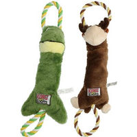 Produktbild von KONG Tugger Knots Frosch Tauspielzeug für kleine bis mittlere Hunde