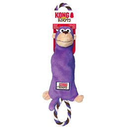 Kong Tugger Knots Monkey Plüsch Tauspielzeug Lila Größe S – Bild 1 von 3