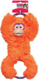 KONG Tuggz Monkey Plüschspielzeug Affe XL Orange – Bild 1 von 6