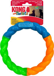 KONG Twistz High-Viz Ring Wurfspielzeug aus Naturkautschuk bunt – Bild 1 von 2