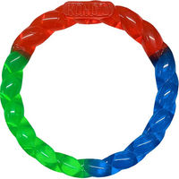 Produktbild von KONG Twistz Ring Kauspielzeug für Hunde Größe S aus Gummi bunt