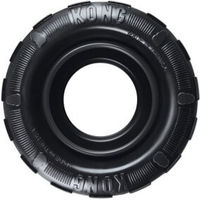 Produktbild von KONG Tyres Kauspielzeug aus Naturkautschuk Schwarz Mittel