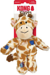 KONG Wild Knots Hundespielzeug Giraffe Plüsch mit Seil Größe S/M – Bild 1 von 5