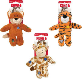 KONG Wild Knots Hundespielzeug Giraffe Plüsch mit Seil Mittel/Large Braun Bunt - 1 Stk. – Bild 1 von 3