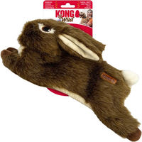 Produktbild von KONG Wild Low Stuffing Hundespielzeug Kaninchen Plüsch Braun Größe M - 1 Stk.