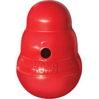Produktbild von KONG Wobbler Interaktives Intelligenzspielzeug für kleine Hunde in Rot Größe S