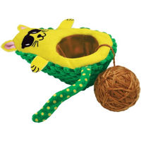 Produktbild von KONG Wrangler AvoCATo Catnip-Spielzeug für Katzen aus Polyester in Bunt - 1 Stk.