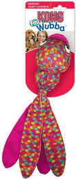 KONG Wubba Finz Quietschspielzeug für kleine Hunde in Pink aus Polyester Größe S – Bild 1 von 2