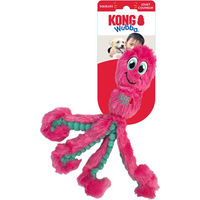 Produktbild von KONG Wubba Oktopus Quietschspielzeug aus Plüsch für Hunde Größe S in verschiedenen Farben