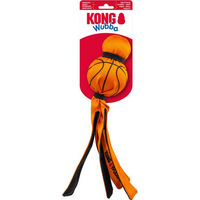 Produktbild von KONG Wubba Sport Hundespielzeug Basketball groß aus Nylon mit Quietscher und Schlenkerschwanz