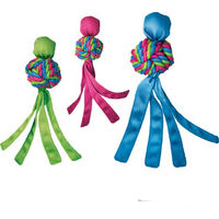 Produktbild von KONG Wubba Weaves Hundespielzeug aus Nylon in Größe L bunt