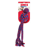 Produktbild von KONG Wubba Weaves Hundespielzeug mit Seil XL Bunt