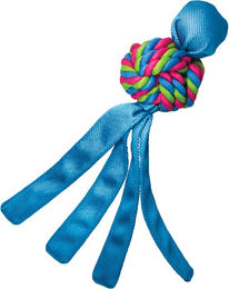 Produktbild von KONG Wubba Weaves Wurfspielzeug aus Baumwolle Bunt Größe L