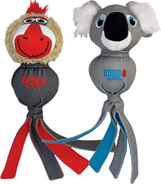 KONG Wubba Zoo Koala Plüschspielzeug für Hunde in Blau und Grau – Bild 1 von 12