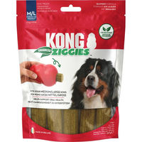 Produktbild von KONG Ziggies Enhanced Kausnack für Hunde M/L Vegan und Ohne tierisches Protein 227 g - 2 x 227 g