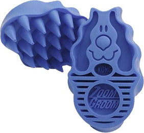 KONG ZoomGroom Hundebürste aus TPR in Blau oder Lila - 1 Stk. – Bild 1 von 9