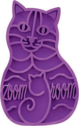 KONG ZoomGroom Katzenbürste aus Gummi in Lila und Blau - 1 Stk. – Bild 1 von 6