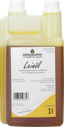 Produktbild von KÖNIGSHOFER Leinöl als Einzelfuttermittel für Haut und Fell 1 l