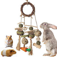 Produktbild von Konigskonijn Knaagdier Spielzeug aus Kunststoff zur Zahnreinigung für Kaninchen Meerschweinchen und Hamster 52x17 cm