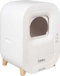 Produktbild von kooa Automatische Katzentoilette selbstreinigend weiß aus Kunststoff