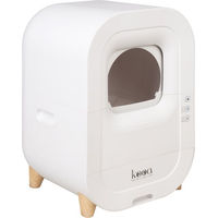 Produktbild von kooa Automatische Katzentoilette selbstreinigend weiß aus Kunststoff