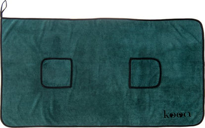 Produktbild von kooa Deluxe Mikrofaser Handtuch Grün 120 x 70 cm