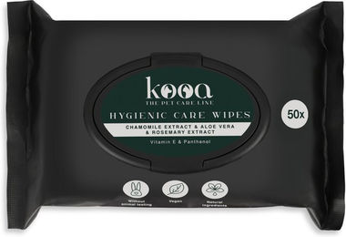 Produktbild von kooa Fellpflegetücher Meeresbrise-Duft für alle Felltypen vegan 50 Stück