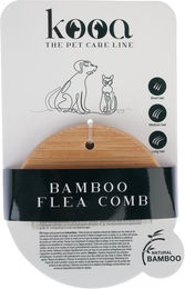 Produktbild von kooa Flohkamm aus Bambus für alle Tiergrößen L 10 x B 6,7 x H 1 cm
