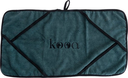 Produktbild von kooa Handtuch für Pferde Grün aus Polyester 65 x 35 cm