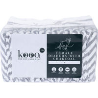 Produktbild von kooa Hundewindeln aus Stoff mit Holzkohle wasserdicht Größe S