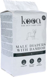 Produktbild von kooa Rüdenwindeln aus Bambus Größe L für Hunde 12 Stück