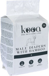 Produktbild von kooa Rüdenwindeln aus Bambus Größe S 26-40 cm 12 Stück
