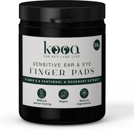 Produktbild von kooa Sensitive Fingerpads Augen- und Ohrenreiniger 50 Stück vegan
