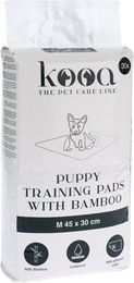 kooa Trainingsunterlage für Hundewelpen mit Bambus 30 Stück L 60 x 45 cm – Bild 1 von 7